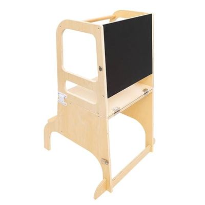 Atmosphera - Torre de observación Infantil Alba 3 en 1 Madera h91cm