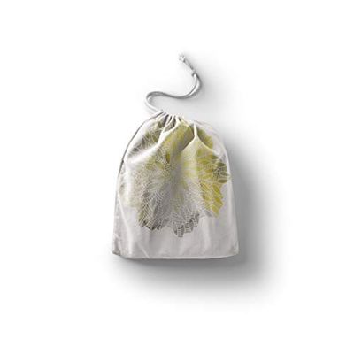 Bonamaison Imprimé Sacs de Coton avec Cordon, Sac D'Épicerie, Sac À Provisions, Réutilisables, Écologique, Pliable, Taille: 30x40 Cm