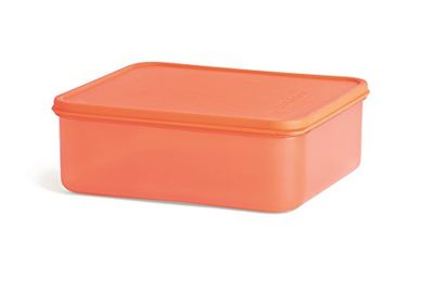 Excelsa Keeper Contenedor Rectangular 1800 ml, Poliuretano, Naranja