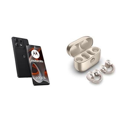 Moto Edge 50 Pro Black Beauty 12+512 and Moto buds loop w/crystals by Swarovski