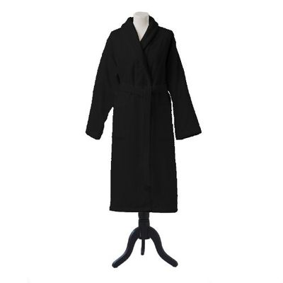 Essix Home Collection, Accappatoio con Cappuccio, Nero (Schwarz), M