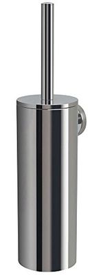 Spirella NYO Made Stainless Steel Toilet Brush Holder for Wall mounting and Gluing, Argent