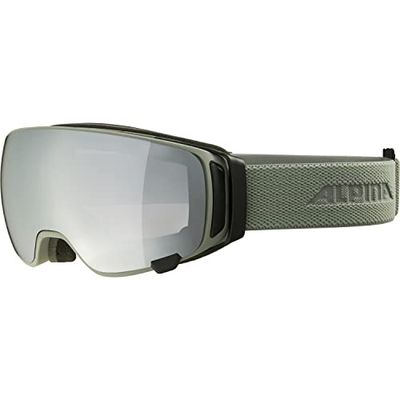 ALPINA Unisex - Adultos, Double Jack mag Q Gafas de esquí, moongrey, One Size