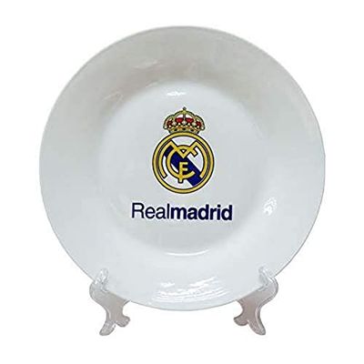CYP BRAND REAL MADRID CF Assiette blanche pour enfants et filles en céramique Produit officiel
