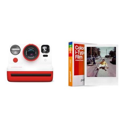 Polaroid Now Gen 2 Fotocamera Istantanea - Rosso & Pellicola Istantanea Colore per i-Type - 6000