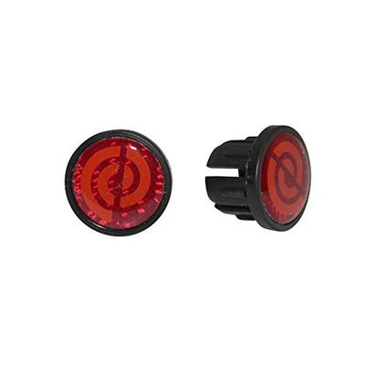 Bike Ribbon Refelctive Plugs Tapón Final, Unisex, Rojo, Talla única