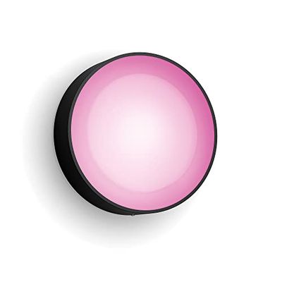 Philips Hue White and Color Ambiance Daylo, Lampada da Parete Smart per Esterni, LED Integrato, Alluminio, Nero