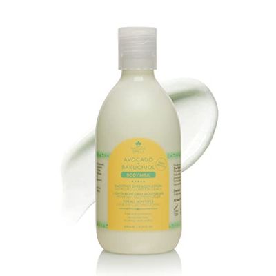 Nature Spell Avocado + Bakuchiol Latte Corpo – Smooth It Over Body Lotion – 276ml – Idratazione istantanea – Adatto a tutti i tipi di pelle – 100% vegano – Made in UK