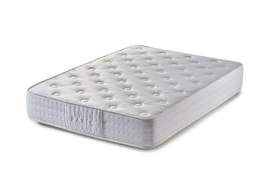 Imperial Confort Paris Colchão viscoelástico de fibras naturais, respirável e dupla face (inverno/verão), espessura de 25 cm - 105 x 200