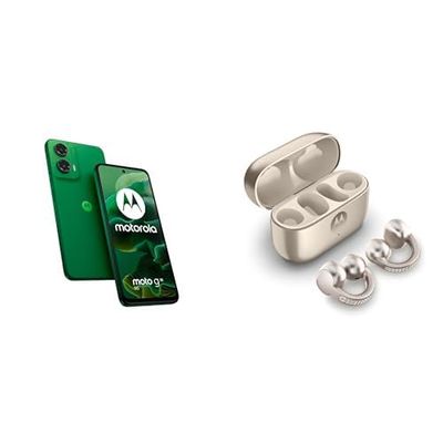 Moto G35 Green 4+128GB and Moto buds loop w/crystals by Swarovski