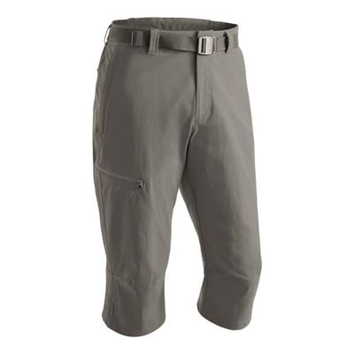Maier Sports Huang, Pantalon Court de randonnée pour Homme, Bermuda déperlant pour Le Trekking et la randonnée, sans PFC, MSTRETCH Pro 4 et Dryprotec, Marron, 62