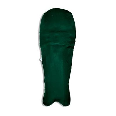 Tapis de Cricket / protège-Jambes Extensible | Vert | Taille Unique | Matériau : Poly Lycra | Facile à Installer et à enlever | Convient pour Tous Les protège-Jambes | Lot de 1 Paire
