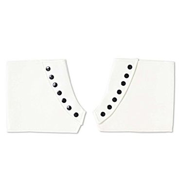 W WIDMANN MILANO Party Fashion 9437S - Guêtres, blanc, accessoire de déguisement, accessoire, carnaval, fête à thème