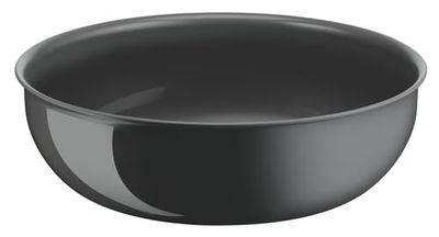 Lagostina Ingenio Vivissima, Wok in Ceramica Antiaderente 26cm Utilizzabile con Manico Rimovibile, 100% Alluminio Riciclato con Tecnologia Thermo-Signal per Tutte le Fonti di Calore Inclusa Induzione