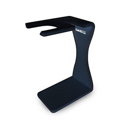 The Goodfellas' Smile Supporto per Rasoio di Sicurezza e Pennello da Barba - Base Antiscivolo per Massima Stabilità, Design Elegante, Perfetto per Uomo - Nero