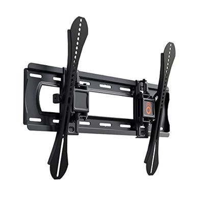 Echogear Support TV Mural Inclinable Pour Téléviseur Entre 40 Et 82 Pouces-Meuble TV Suspendu Extensible Avec Inclinaison Maximale - Idéale Pour Monture Au-Dessus De Cheminée-Facile A Installer -EGLT2