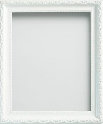 Frame Company Brompton Range Ornate Photo Frame, White 10x8 inch