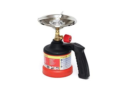 Rothenberger 35904 Fornelletto Scout da Campeggio con Supporto Pentola, Rosso/Giallo