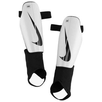 Nike, Charge, Fotbollsbälte, Vit/Svart/Svart, M, Unisex Vuxen