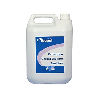 Teepol Extraction Carpet Cleaner 5L - Professional Upholstery and Rug Cleaning Solution, Low Foaming for Extraction Machines