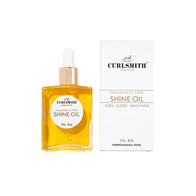 Curlsmith - Shine Oil, Sensitive, Fragrance Free, for All Curl and Hair Types, Vegan, 59ml (59ml)