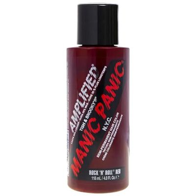 MANIC PANIC Amplified Semi-Permanent Hair Color - Rock & Roll Red 118 ml