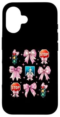 Coquette Bow Crossing Guard School Girl Mom Mother's Day Case for iPhone 16