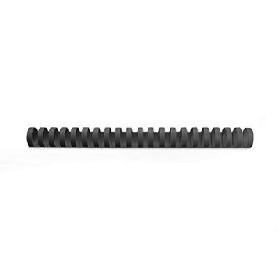 GBC CombBind Binding Combs, 28 mm, 240 Sheet Capacity, A4, 21 Ring, Black, Pack of 50, 4028183