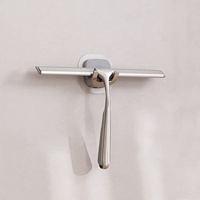 Glass Squeegee Cleaner Shower Window Wiper 10 Inch Stainless Steel Squeegee