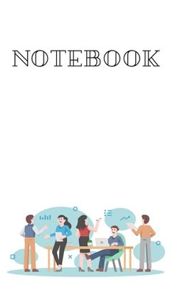 notebook, for office woman business ledy meeting notice, minimalist design, Blank lined, 100 pages gift planers