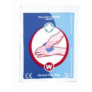 100X Alcohol Free Wipes Cleansing Disposable Wound Care Clean Purpose