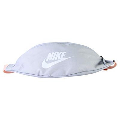 Nike Heritage Hip Sac Banane a Dos Adulte Unisexe, Sky Grey/Washed Coral/White, 1size