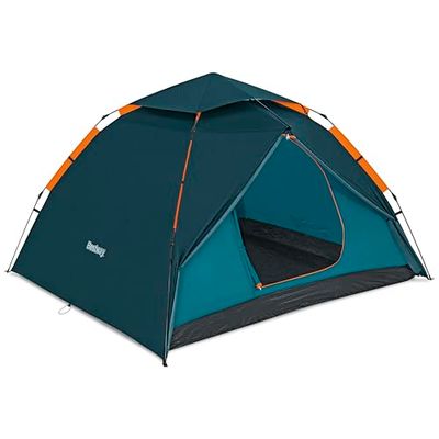 Bestway Tente 4 Personnes Alpine Dome avec Installation SwiftClick - 350 cm x 240 cm x 138 cm - Vert foncé
