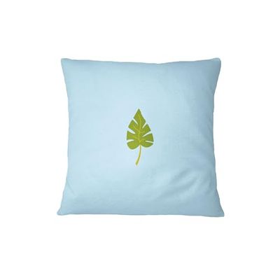 Bona Basics, Funda de cojín Decorativa, decoración del hogar, para sofá, cafetería, Tamaño: 60x60 cm, Color: Azul Claro