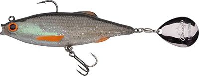 Berkley Pulse Realistic Flash; esca da pesca in plastica morbida con lama da spinning; per luccio, persico e lucioperca; per pescatori a lancio e a traina, 14 cm, alborella