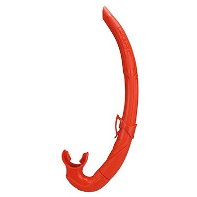 SEAC Liquid, Snorkel Pieghevole per Pesca Subacquea in Apnea, 100% Silicone Ipoallergenico Unisex Adulto, Rosso, Standard