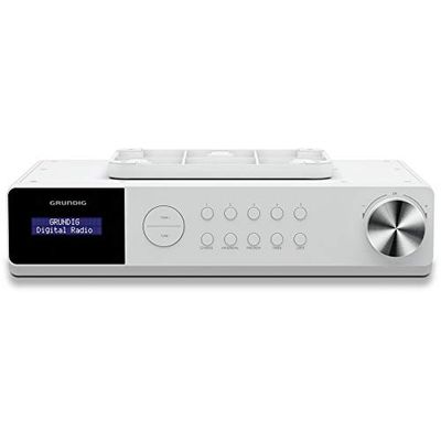 GRUNDIG DKR, radio da cucina con bluetooth, DAB e ricezione DAB+ bianco