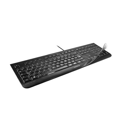 CHERRY WetEx, flexibele toetsenbordbeschermfolie, betrouwbare bescherming tegen vuil van vloeistoffen, stof en vreemde voorwerpen, voor CHERRY Keyboard JK-0800 / JK-1700 / JD-0800 / JD-0700