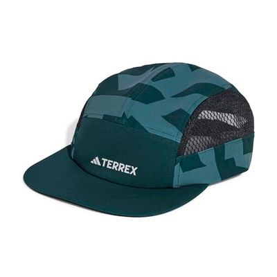 adidas Unisex Adulto Terrex Climacool 5PANEL Graphic Cap, Aurora Ivy/Preloved Teal/White, S
