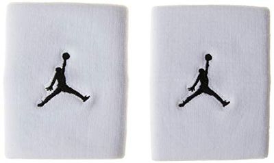 Nike Jordan Jumpman zweetband, wit/zwart, 1 maat