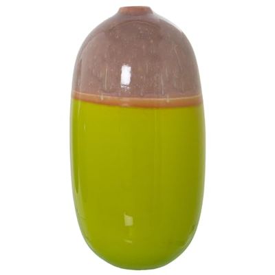 Alexandra House Living Vaso Verde Rosa Ceramica 19 x 20 x 38 cm