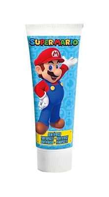 Super Mario Dentifrico Infantil Pasta De Dientes Sabor Fresa 75 ml