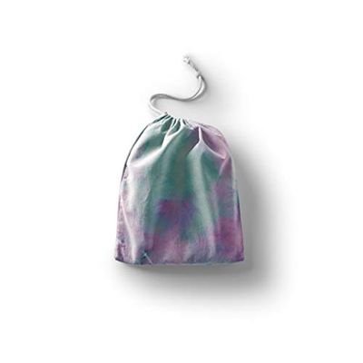 Bonamaison Impreso Algodón Bolsas con Cordón, Bolsa con Cordel para el Hogar y el Almacenamiento de Verduras, Bolso de Compras, Plegable, Ecologica, Reutilizables, Tamaño: 30x40 Cm