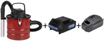 PACK DE ASPIRADOR DE CENIZAS, BATERIA 1.5AH Y CARGADOR