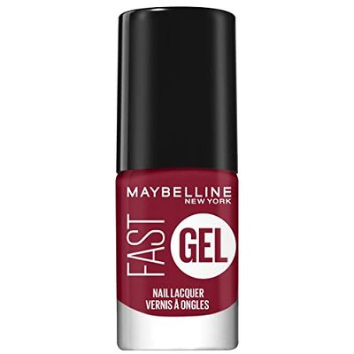 Maybelline New York Smalto Unghie Fast Gel, Smalto ad Asciugatura Rapida Effetto Gel Lucido, Tenuta fino a 10 Giorni (con utilizzo di top coat), Formula Vegana, Colore: 10 Fuschsia Ecstacy