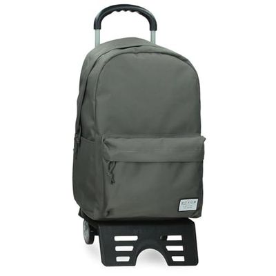 Movom Always on The Move Mochila para portátil 15,6" con Carro Verde 31,5x45x15 cms Poliéster