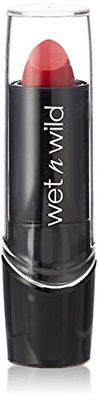 Wet n Wild, Silk Finish Lipstick, Rossetto Cremoso dalla Texture Ricca e Vellutata e Colore Costruibile, Formula Idratante con Vitamine A & E, Aloe Vera e Olio di Noci di Macadamia, Hot Red