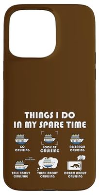 Cose che faccio nel mio tempo libero Cruise Humor Custodia per iPhone 15 Pro Max