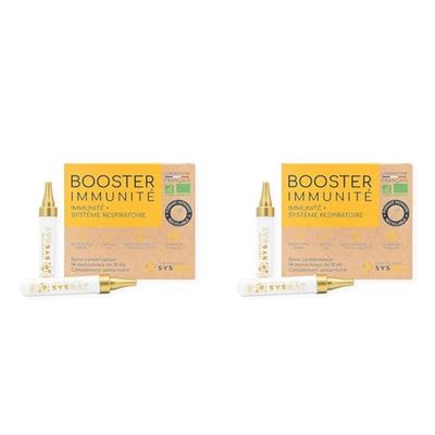 Complément Alimentaire à base de Gelée Royale Bio • ampoules immunité ginseng • toux tonus et vitalité • 14 doses • Laboratoire SYSNAT (Lot de 2)