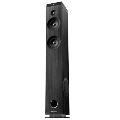 Energy Sistem Tower 7 True Wireless (100 W, Éclairage d'ambiance, Display, USB/MicroSD, Bluetooth, Radio FM) Noir